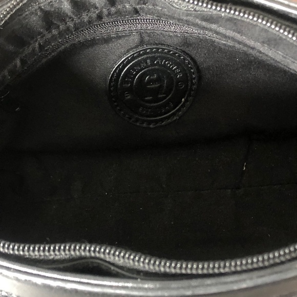 ETIENNE AIGNER | Black Shoulder Baguette Purse - Picture 5 of 7